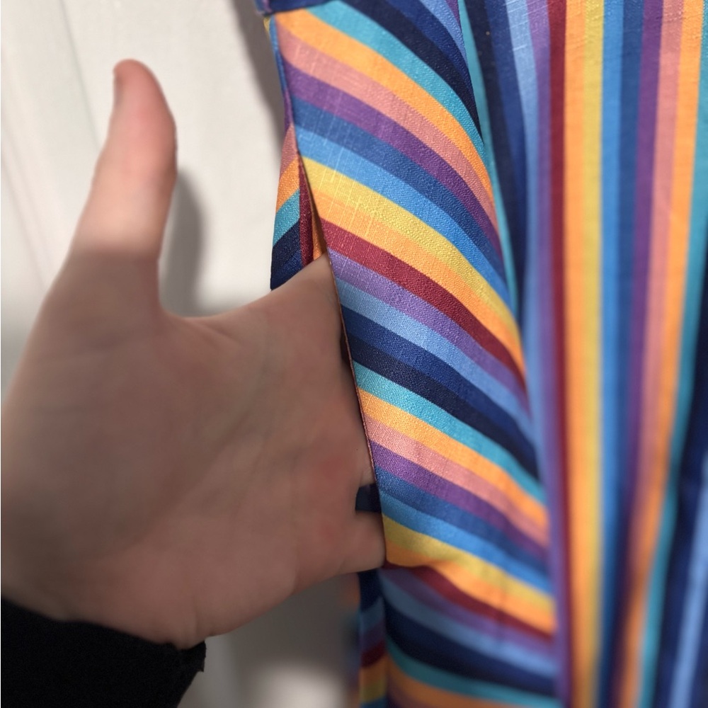 Voodoo Vixen Multicolor Striped Dress - Picture 3 of 10